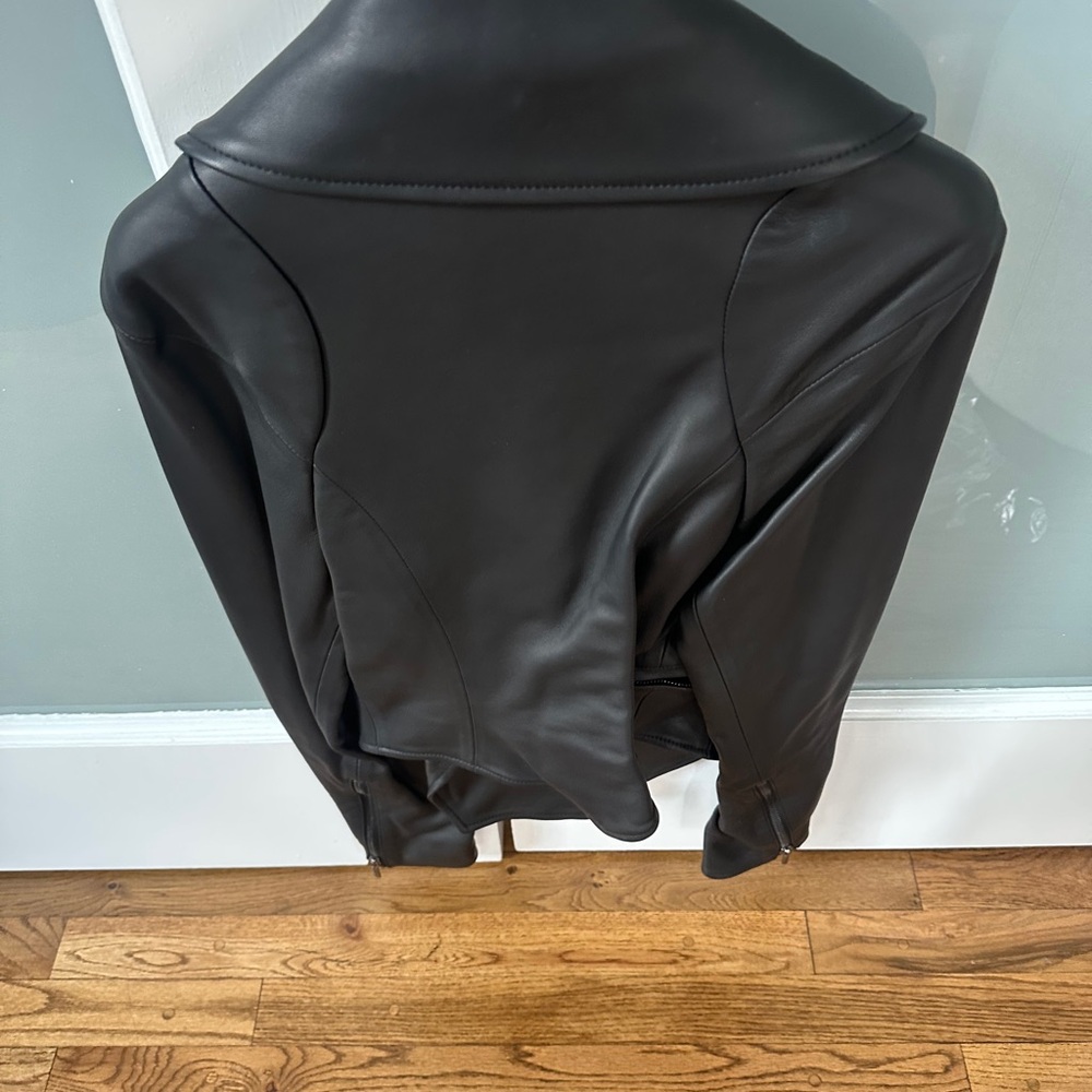 Vivienne Westwood Charcoal Leather Coat - Picture 5 of 6